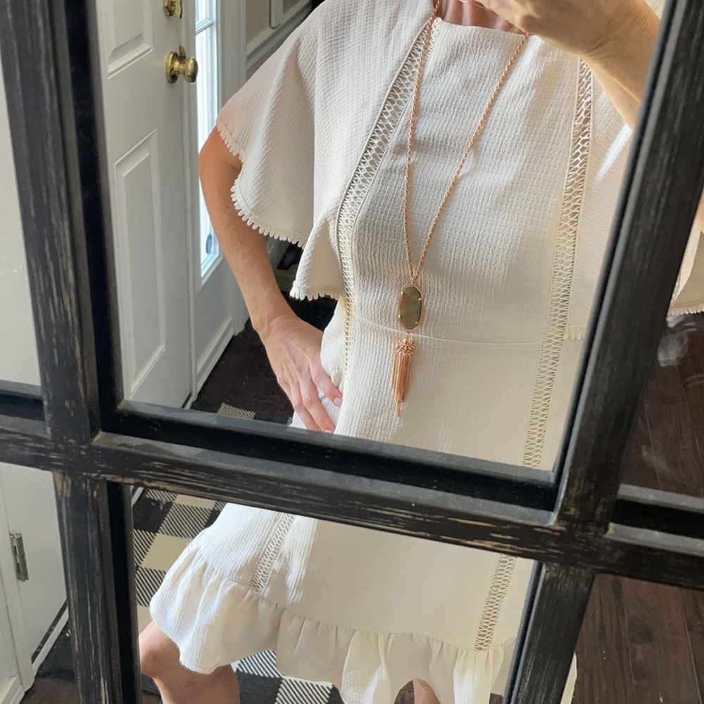 Cream Ruffle dress - Picture 5 of 9